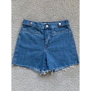 Madewell High Rise Welt Pocket Shorts Size 25